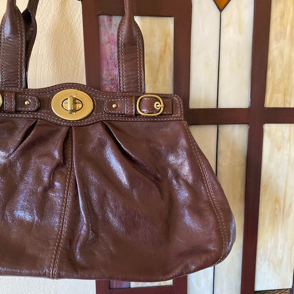 NWOT Coach Brown Leather Handbag - Picture 5 of 16